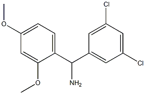 (3,5-dichlorophenyl)(2,4-dimethoxyphenyl)methanamine Struktur