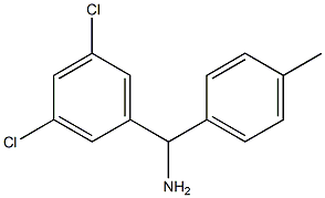 (3,5-dichlorophenyl)(4-methylphenyl)methanamine Struktur