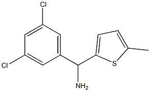 (3,5-dichlorophenyl)(5-methylthiophen-2-yl)methanamine Struktur