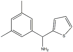 (3,5-dimethylphenyl)(thiophen-2-yl)methanamine Struktur