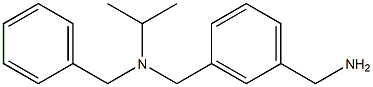 (3-{[benzyl(propan-2-yl)amino]methyl}phenyl)methanamine Struktur