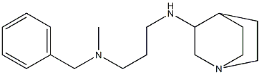 (3-{1-azabicyclo[2.2.2]octan-3-ylamino}propyl)(benzyl)methylamine Struktur