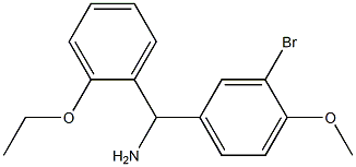 (3-bromo-4-methoxyphenyl)(2-ethoxyphenyl)methanamine Struktur