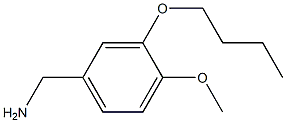 (3-butoxy-4-methoxyphenyl)methanamine Struktur