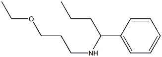 (3-ethoxypropyl)(1-phenylbutyl)amine Struktur