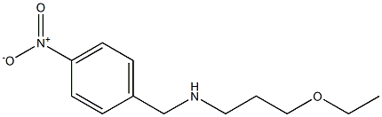 (3-ethoxypropyl)[(4-nitrophenyl)methyl]amine Struktur