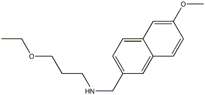 (3-ethoxypropyl)[(6-methoxynaphthalen-2-yl)methyl]amine Struktur