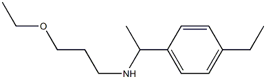 (3-ethoxypropyl)[1-(4-ethylphenyl)ethyl]amine Struktur