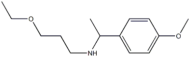 (3-ethoxypropyl)[1-(4-methoxyphenyl)ethyl]amine Struktur