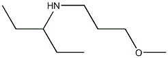 (3-methoxypropyl)(pentan-3-yl)amine Struktur