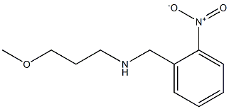 (3-methoxypropyl)[(2-nitrophenyl)methyl]amine Struktur