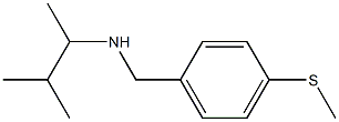 (3-methylbutan-2-yl)({[4-(methylsulfanyl)phenyl]methyl})amine Struktur