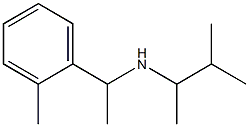 (3-methylbutan-2-yl)[1-(2-methylphenyl)ethyl]amine Struktur