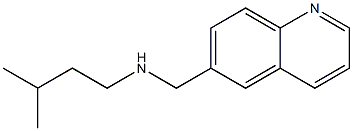 (3-methylbutyl)(quinolin-6-ylmethyl)amine Struktur