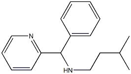 (3-methylbutyl)[phenyl(pyridin-2-yl)methyl]amine Struktur