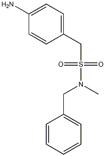 (4-aminophenyl)-N-benzyl-N-methylmethanesulfonamide Struktur