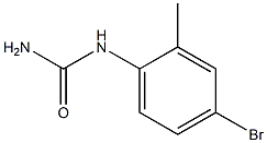 (4-bromo-2-methylphenyl)urea Struktur