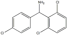 (4-chlorophenyl)(2,6-dichlorophenyl)methanamine Struktur