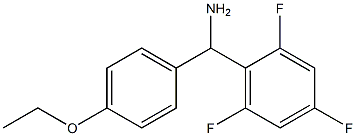 (4-ethoxyphenyl)(2,4,6-trifluorophenyl)methanamine Struktur