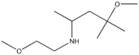 (4-methoxy-4-methylpentan-2-yl)(2-methoxyethyl)amine Struktur