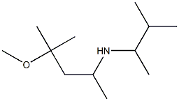 (4-methoxy-4-methylpentan-2-yl)(3-methylbutan-2-yl)amine Struktur