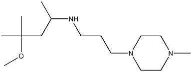 (4-methoxy-4-methylpentan-2-yl)[3-(4-methylpiperazin-1-yl)propyl]amine Struktur