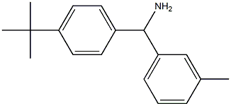 (4-tert-butylphenyl)(3-methylphenyl)methanamine Struktur