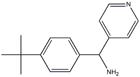 (4-tert-butylphenyl)(pyridin-4-yl)methanamine Struktur