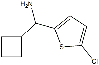 (5-chlorothiophen-2-yl)(cyclobutyl)methanamine Struktur