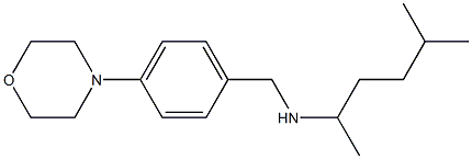 (5-methylhexan-2-yl)({[4-(morpholin-4-yl)phenyl]methyl})amine Struktur