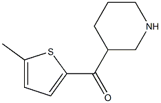 (5-methylthien-2-yl)(piperidin-3-yl)methanone Struktur