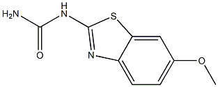 (6-methoxy-1,3-benzothiazol-2-yl)urea Struktur