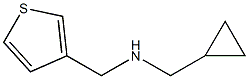 (cyclopropylmethyl)(thiophen-3-ylmethyl)amine Struktur