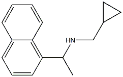 (cyclopropylmethyl)[1-(naphthalen-1-yl)ethyl]amine Struktur