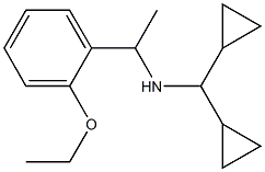 (dicyclopropylmethyl)[1-(2-ethoxyphenyl)ethyl]amine Struktur