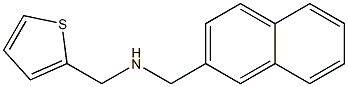 (naphthalen-2-ylmethyl)(thiophen-2-ylmethyl)amine Struktur