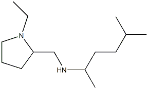 [(1-ethylpyrrolidin-2-yl)methyl](5-methylhexan-2-yl)amine Struktur