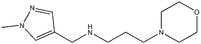 [(1-methyl-1H-pyrazol-4-yl)methyl][3-(morpholin-4-yl)propyl]amine Struktur