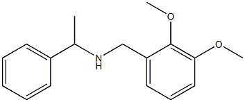 [(2,3-dimethoxyphenyl)methyl](1-phenylethyl)amine Struktur