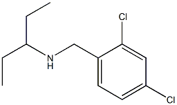 [(2,4-dichlorophenyl)methyl](pentan-3-yl)amine Struktur