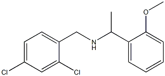 [(2,4-dichlorophenyl)methyl][1-(2-methoxyphenyl)ethyl]amine Struktur