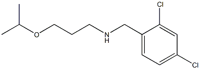 [(2,4-dichlorophenyl)methyl][3-(propan-2-yloxy)propyl]amine Struktur