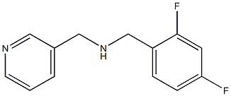 [(2,4-difluorophenyl)methyl](pyridin-3-ylmethyl)amine Struktur