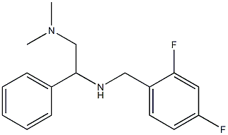 [(2,4-difluorophenyl)methyl][2-(dimethylamino)-1-phenylethyl]amine Struktur