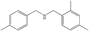 [(2,4-dimethylphenyl)methyl][(4-methylphenyl)methyl]amine Struktur