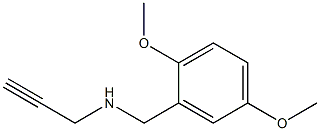 [(2,5-dimethoxyphenyl)methyl](prop-2-yn-1-yl)amine Struktur