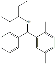 [(2,5-dimethylphenyl)(phenyl)methyl](pentan-3-yl)amine Struktur