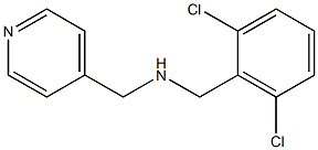 [(2,6-dichlorophenyl)methyl](pyridin-4-ylmethyl)amine Struktur