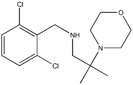 [(2,6-dichlorophenyl)methyl][2-methyl-2-(morpholin-4-yl)propyl]amine Struktur