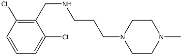 [(2,6-dichlorophenyl)methyl][3-(4-methylpiperazin-1-yl)propyl]amine Struktur